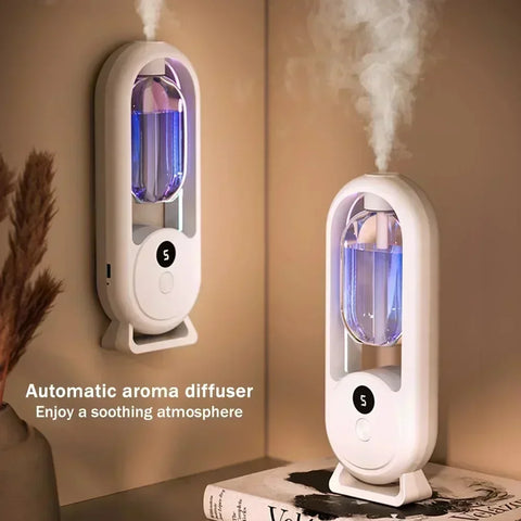 Automatic Fragrance Machine Perfume Scent Machine Essential Oil Diffuser Nebulizer for Kitchen and Toilet Home Deodorization
